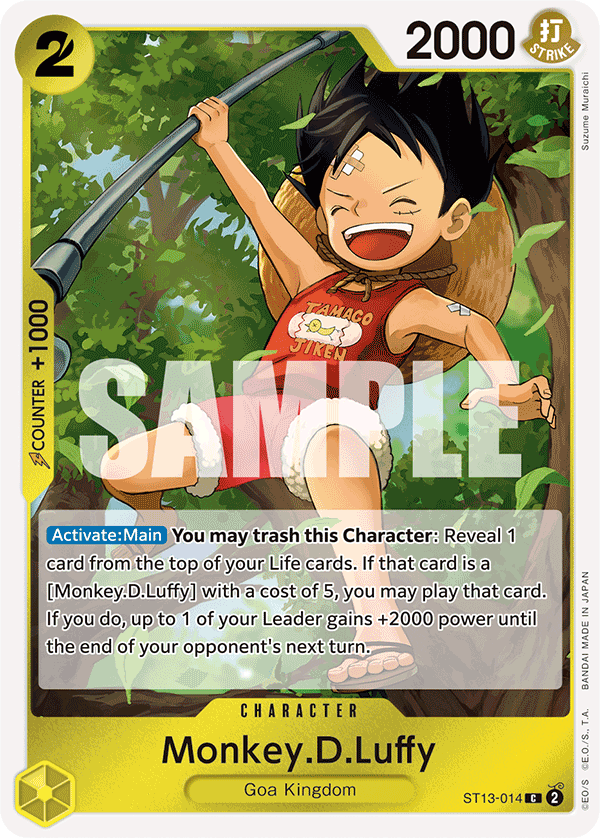 Monkey.D.Luffy — ST13-014