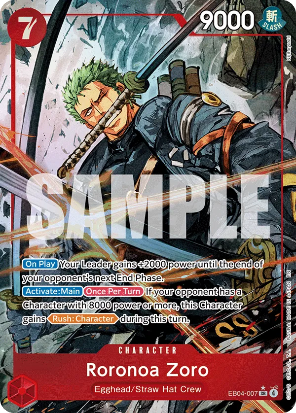 Roronoa Zoro — EB04-007p1