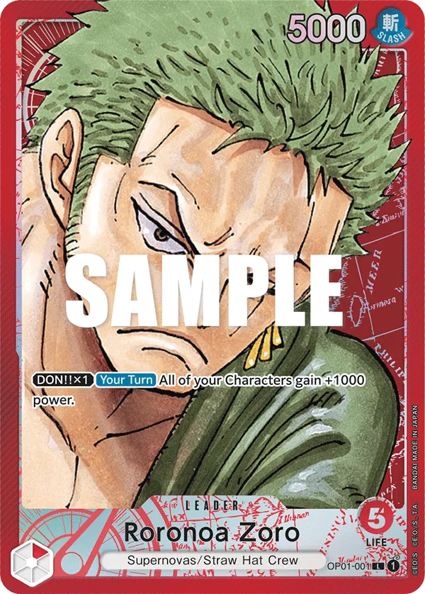 Roronoa Zoro — OP01-001p1
