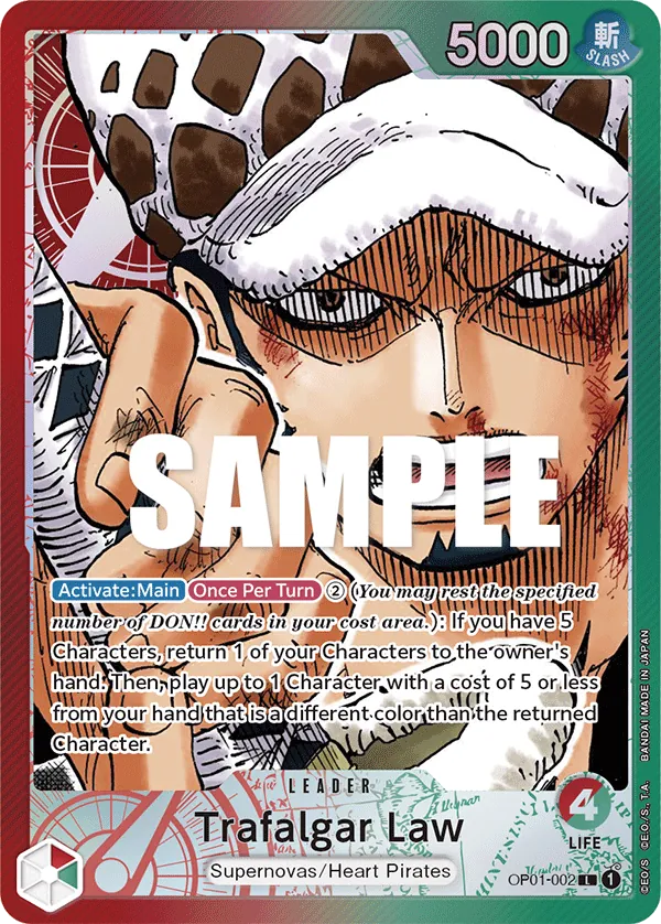 Trafalgar Law — OP01-002p1