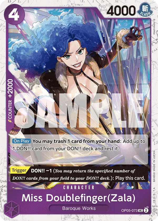 Miss Doublefinger(Zala) — OP05-073p1