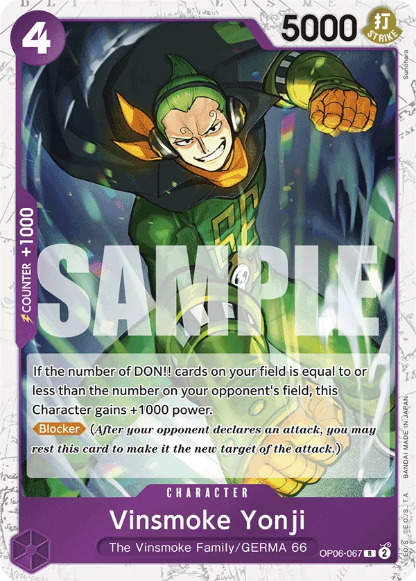 Vinsmoke Yonji — OP06-067p1