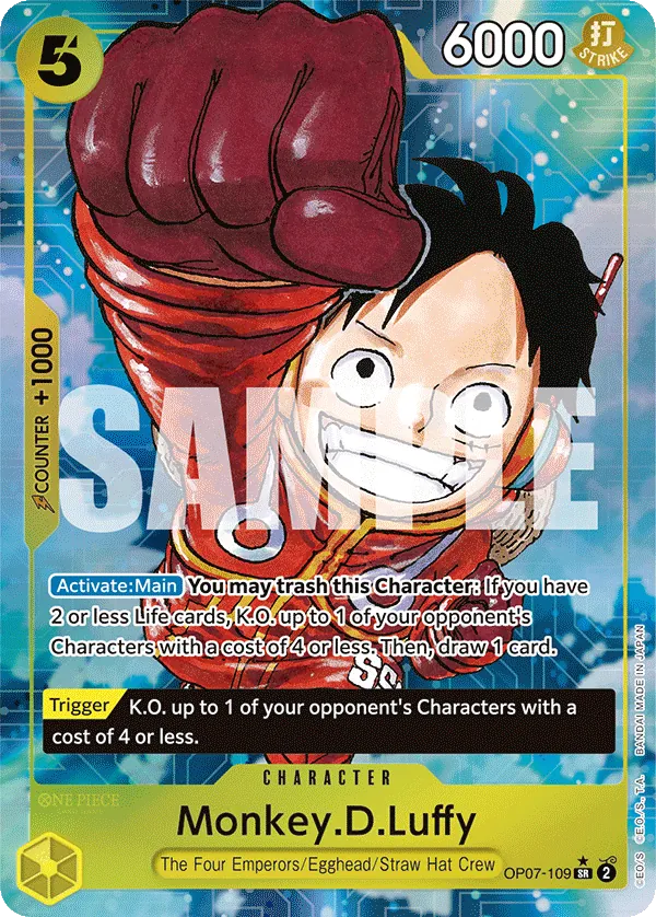 Monkey.D.Luffy — OP07-109p1