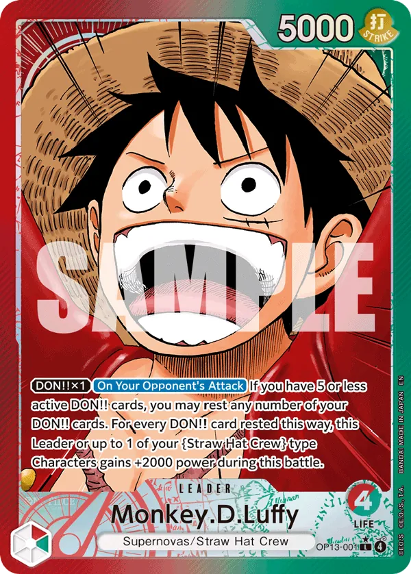 Monkey.D.Luffy — OP13-001p1
