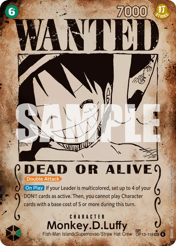 Monkey.D.Luffy — OP13-118p4
