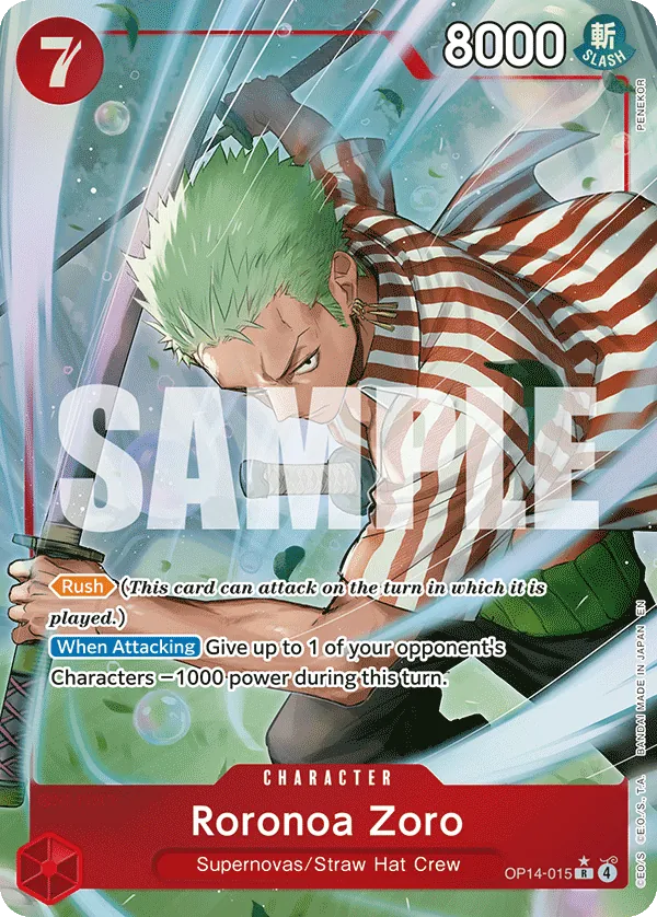 Roronoa Zoro — OP14-015p1