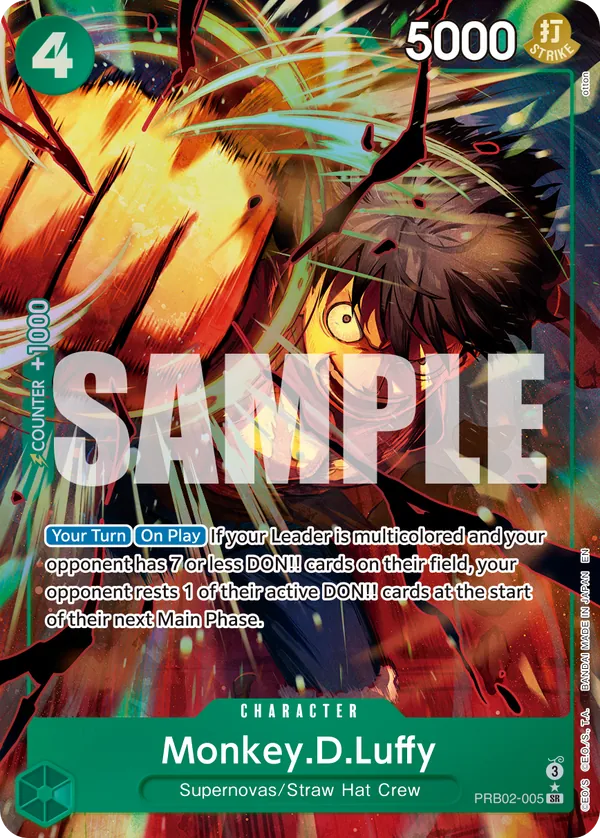 Monkey.D.Luffy — PRB02-005p1
