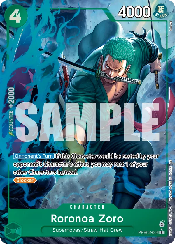 Roronoa Zoro — PRB02-006p1