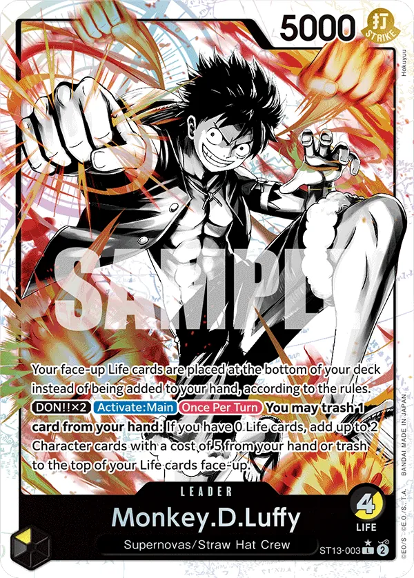 Monkey.D.Luffy — ST13-003p1
